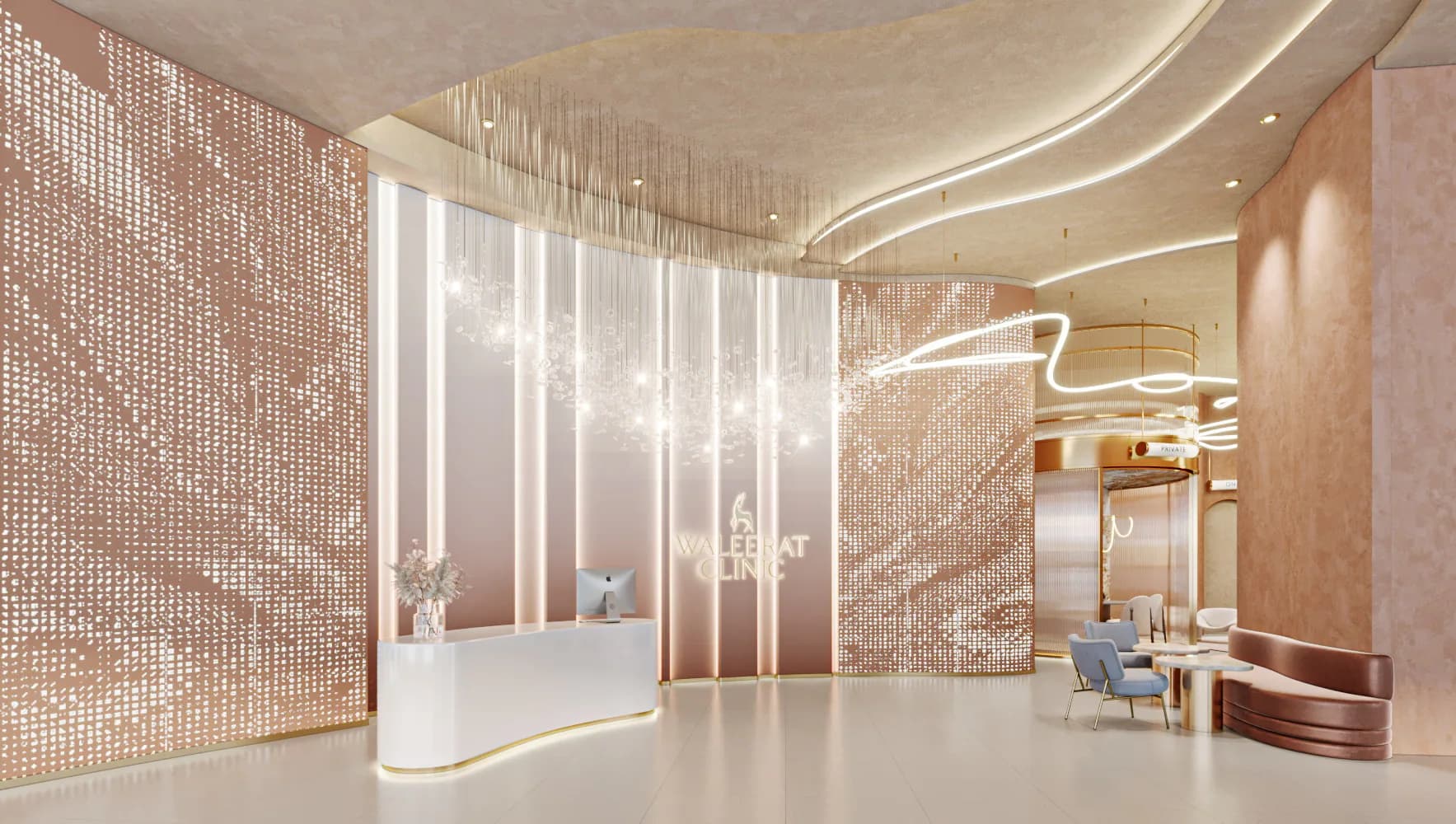 Reception at Waleerat Clinic Siam Square One