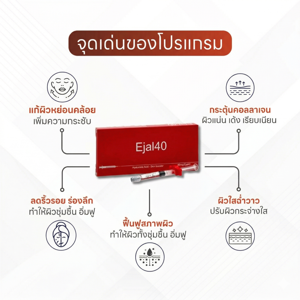 จุดเด่นของโปรแกรม Ejal 40