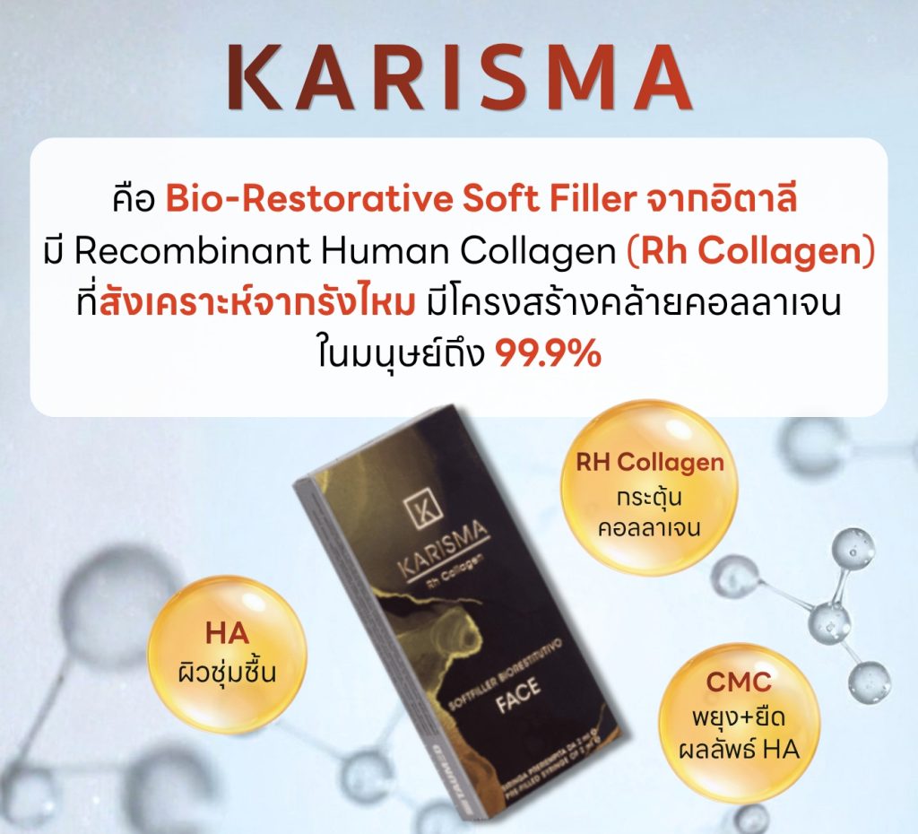 Karisma คือโปรแกรมฟื้นฟูผิว ช่วยให้ผิวฉ่ำโกลว์ อิ่มฟู ดูสุขภาพดีอย่างเป็นธรรมชาติ